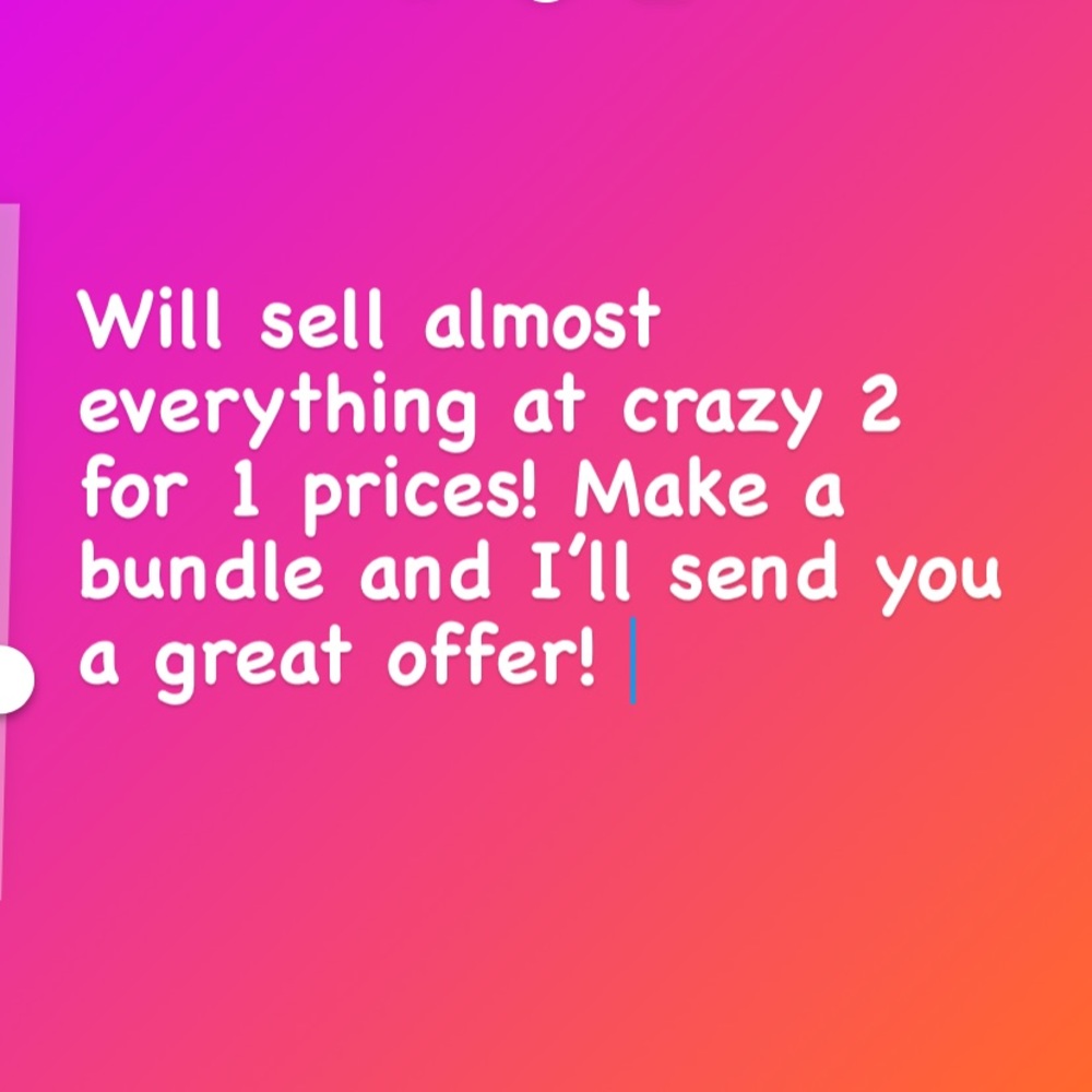 Total closet clean out! Make a bundle!